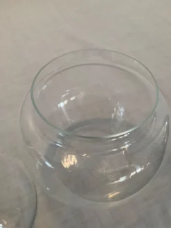 Vide poche poire en verre soufflé vintage