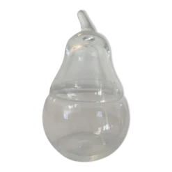 Vide poche poire en verre soufflé vintage
