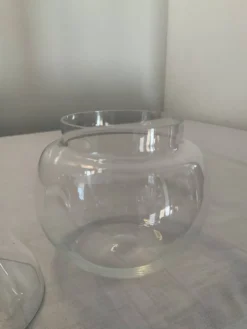 Vide poche poire en verre soufflé vintage
