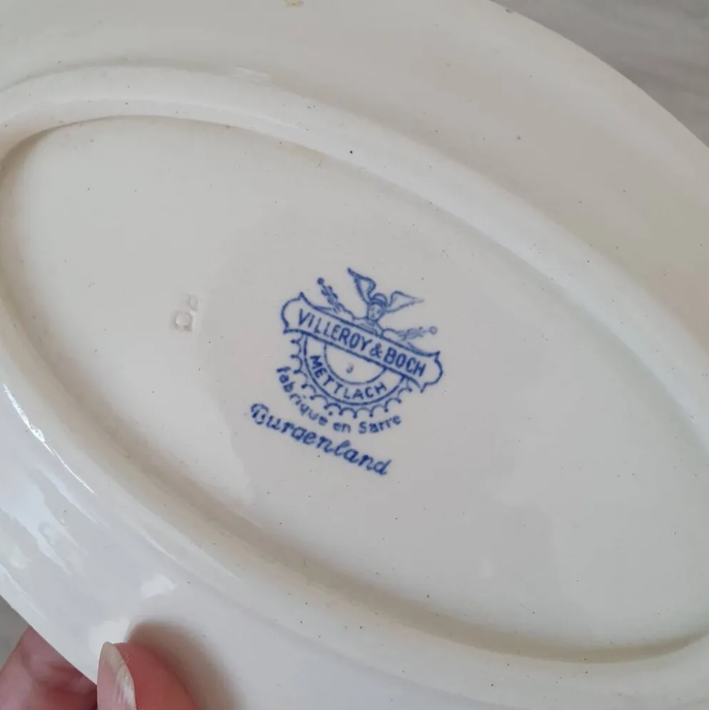 Villeroy&Boch collection Burgenland / Ravier en porcelaine et motifs