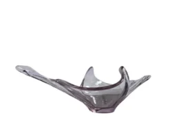 Vintage coupe/bol en verre de Murano violet