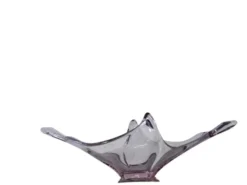 Vintage coupe/bol en verre de Murano violet