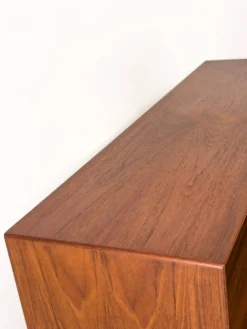 Vintage Danish Teak Bookcase by Chr. Linneberg, 1960s