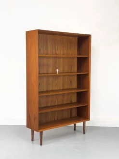 Vintage Danish Teak Bookcase by Chr. Linneberg, 1960s
