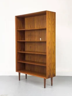Vintage Danish Teak Bookcase by Chr. Linneberg, 1960s