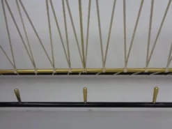Vintage German Wall Coat Rack with Hat Rack, 1950s