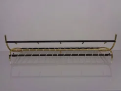 Vintage German Wall Coat Rack with Hat Rack, 1950s