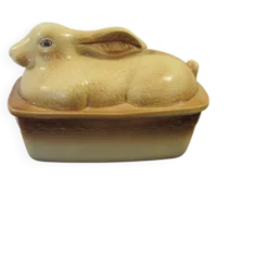 Vintage grande Terrine Lapin Lièvre en céramique