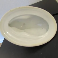 Vintage Plat à Terrine Sanglier Lapin porcelaine fabrication France