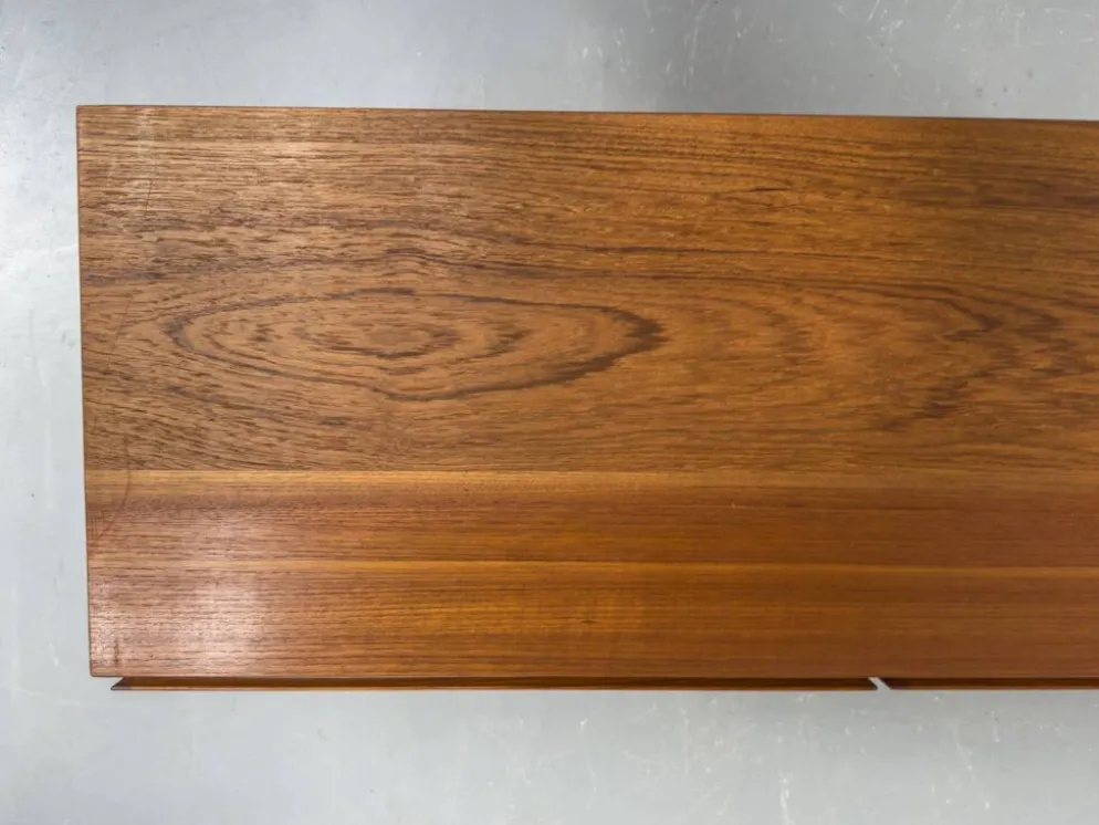 Vintage Teak Bookcase with Desk from Omann Jun, 1960s