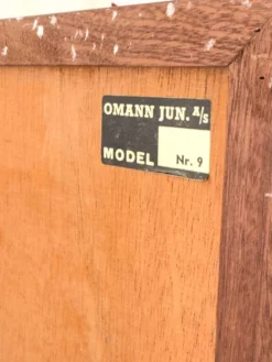Vintage Teak Bookcase with Desk from Omann Jun, 1960s