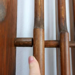Vintage wood room divider - 1960s