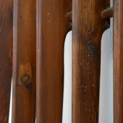 Vintage wood room divider - 1960s