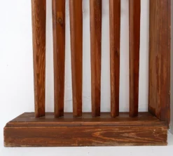 Vintage wood room divider - 1960s