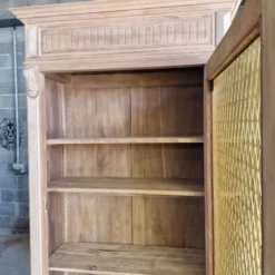 Vitrine ancienne néo-Louis XVI aérogommée