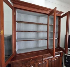 Vitrine anglaise en acajou