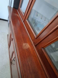 Vitrine anglaise en acajou