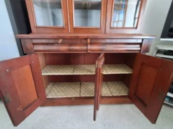 Vitrine anglaise en acajou