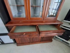 Vitrine anglaise en acajou