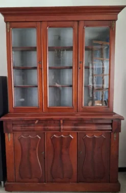 Vitrine anglaise en acajou