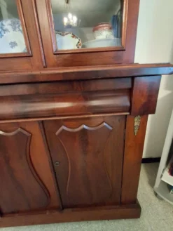 Vitrine anglaise en acajou