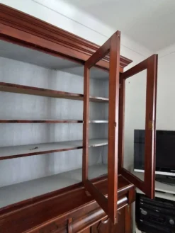 Vitrine anglaise en acajou