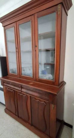 Vitrine anglaise en acajou