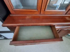 Vitrine anglaise en acajou