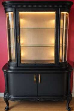 Vitrine argentier chippendale