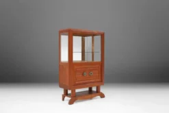 Vitrine Art Déco attribuée à Gaston Poisson, France, années 1940.