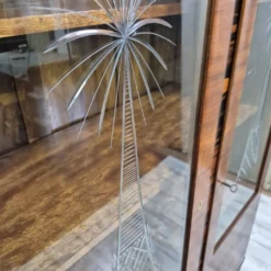Vitrine Art Déco en noyer caucasien, ébène de Macassar et chêne, vers 1928-34