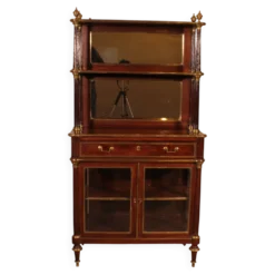 vitrine/bar d'époque Louis XVI en acajou