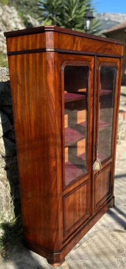 Vitrine /Bibliotheque en Acajou Époque XIX siècle.
