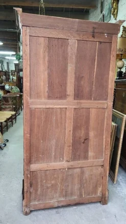 Vitrine bibliotheque 1 porte en noyer du XlXème siecle
