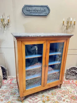 Vitrine, bibliothèque en merisier de style directoire xix eme siècle