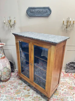 Vitrine, bibliothèque en merisier de style directoire xix eme siècle