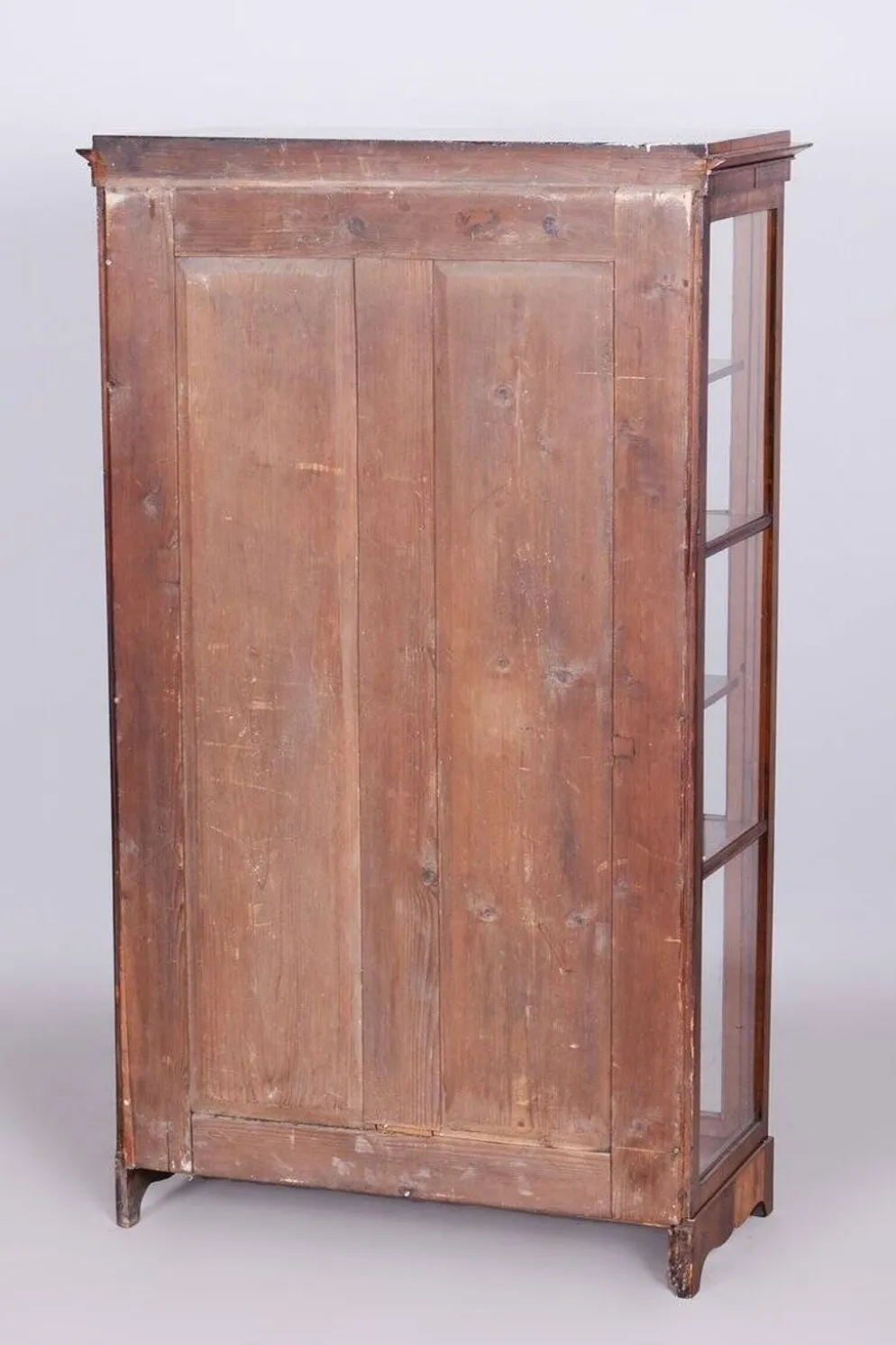 Vitrine Biedermeier en noyer, années 1830