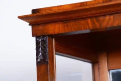 Vitrine Biedermeier en noyer, années 1830