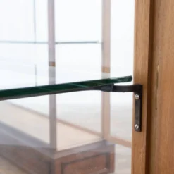 Vitrine centrale de musée en chêne – Début du XXe siècle