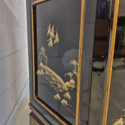 Vitrine chinoise vintage toit pagode (éclairage) asiatique