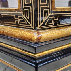 Vitrine chinoise vintage toit pagode (éclairage) asiatique