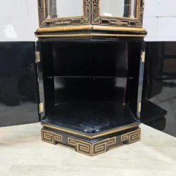 Vitrine chinoise vintage toit pagode (éclairage) asiatique