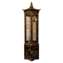 Vitrine chinoise vintage toit pagode (éclairage) asiatique