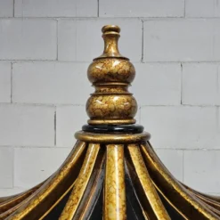 Vitrine chinoise vintage toit pagode (éclairage) asiatique