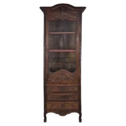 Vitrine commode bonnetière normande du XIXème