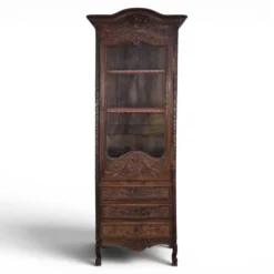 Vitrine commode bonnetière normande du XIXème