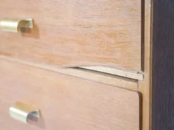 Vitrine, comptoir de magasin en teck, années 1950