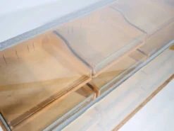 Vitrine, comptoir de magasin en teck, années 1950