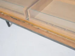 Vitrine, comptoir de magasin en teck, années 1950