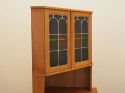 Vitrine d'angle en teck, Danemark, années 1960
